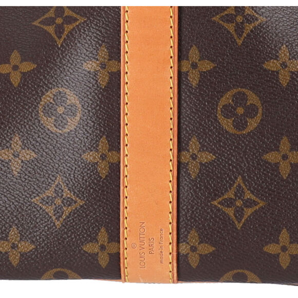 Louis Vuitton Keepall Bandouliere 60 Monogram Boston Bag M41412 Brown - Picture 5 of 9